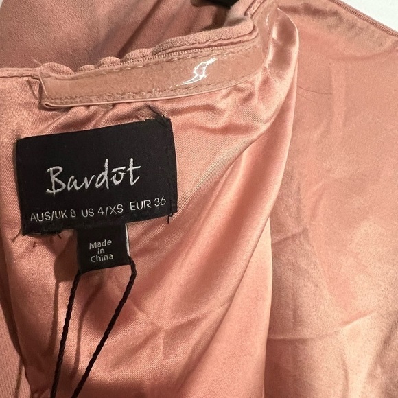 Bardot Solange Off Shoulder Midi Dress sz small 4 - Picture 7 of 9